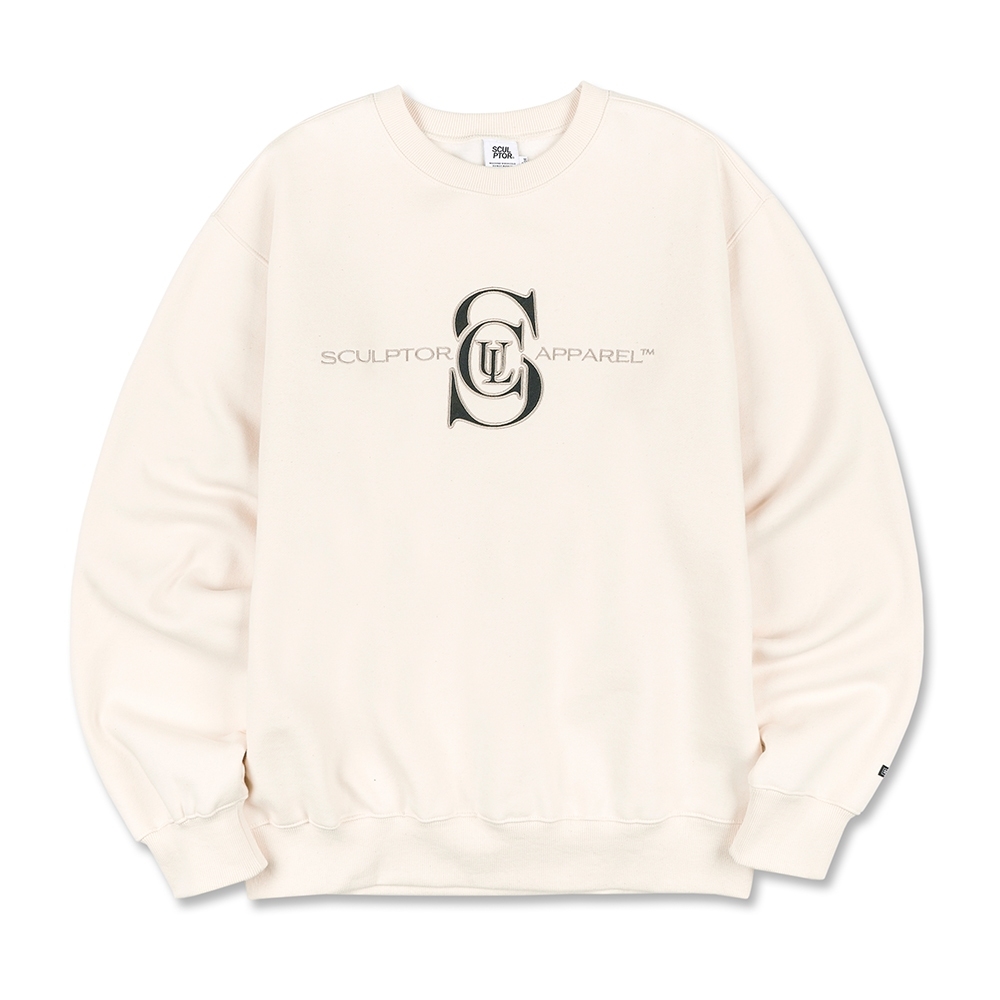 人気　SCULPTOR Satin Applique Sweatshirt