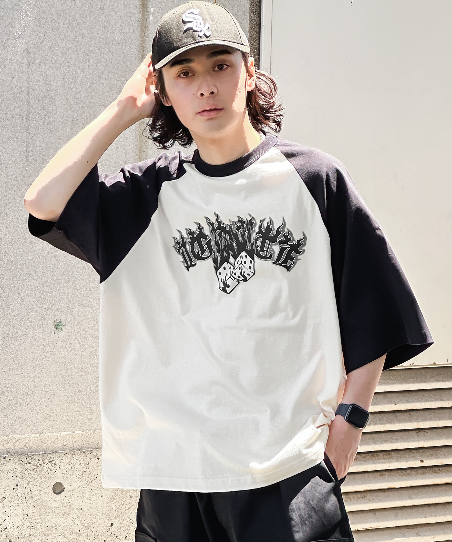 春新作の prodigy ラグランTシャツ - トップス